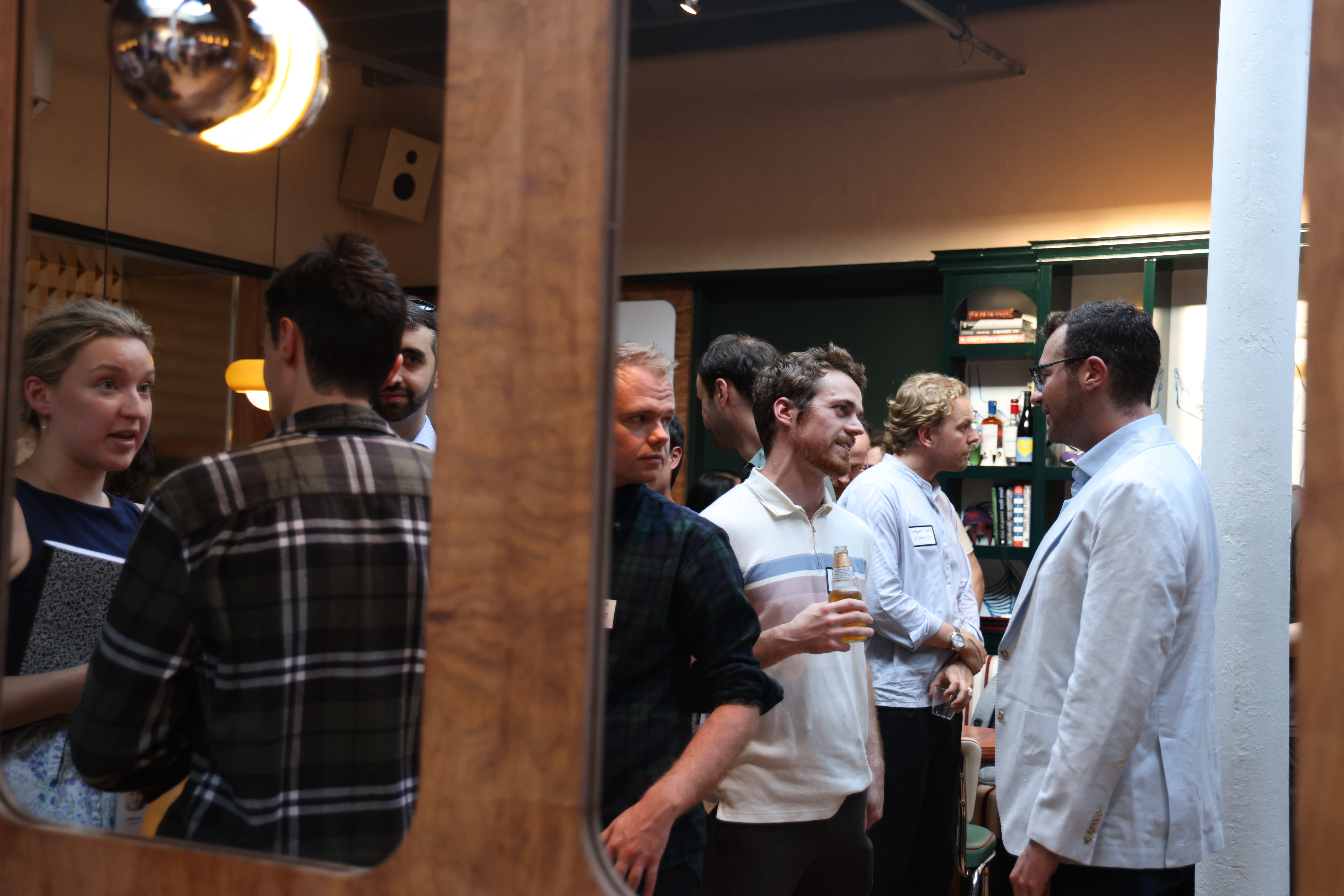 Conversation at an NYAIGS happy hour